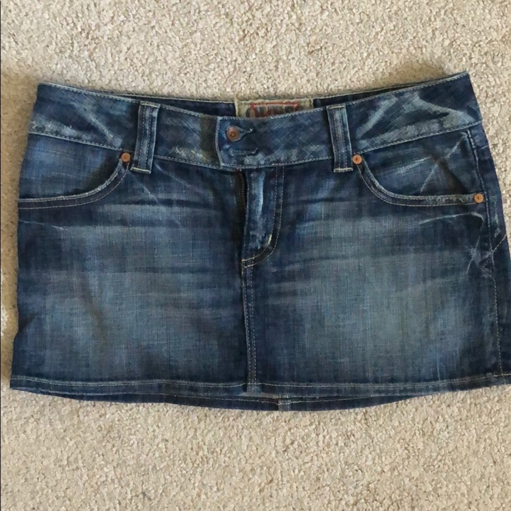 Guess jean skirt